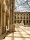Luvre gallery Royalty Free Stock Photo