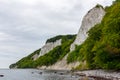 Chalk rocks on Ruegen island in Germany near baltic sea Royalty Free Stock Photo