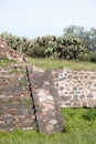 Famous and majestuous Mexican archaeological site