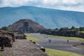 Famous and majestuous Mexican archaeological site