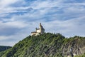 Famous Marksburg in the Rhine valley Royalty Free Stock Photo