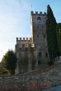 Famous medieval Castello, Conegliano Veneto, Treviso Royalty Free Stock Photo