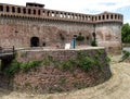 The famous medieval Castle of Imola. Fortress of Imola. Bologna, Italy Royalty Free Stock Photo