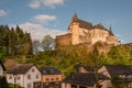 Vianden castle in Luxembourg