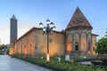 Famous medieval school from seljuks Yakutiye medresesi in Erzurum Royalty Free Stock Photo