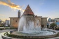 Famous medieval school from seljuks Yakutiye medresesi in Erzurum Royalty Free Stock Photo