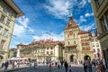 The famous medieval tower called the Kafigturm in Bern, Switzerland