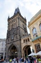 Medieval tower in Prague