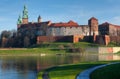 The medieval Wawel castle in Kracow, Poland Royalty Free Stock Photo