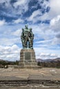 The Commando Memorial at Spean Bridge in the Highlands of Scotland