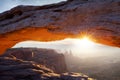 Famous Mesa Arch Royalty Free Stock Photo