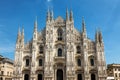 The famous Milan Cathedral Duomo di Milano in Milan, Italy Royalty Free Stock Photo