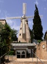 The famous mill of Montefiore, Jerusalem, Israel Royalty Free Stock Photo