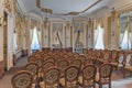 The Mirror Hall of the Potocki Palace in Lviv, Ukraine. Royalty Free Stock Photo