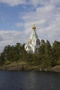 The famous monasteries of Russia. Valaam Island, Karelia. Nikols Royalty Free Stock Photo