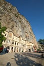 Famous monastery Ostrog, important place of pilgrimage for orthodox Serbians