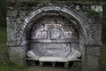 Famous monster park in the municipality of Bomarzo in Italy Royalty Free Stock Photo