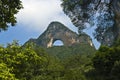 Moon hill, Yangshuo, China Royalty Free Stock Photo