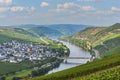 Famous Moselle Sinuosity with vineyards