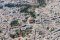 Famous Mosta Dome, Rotunda of Mosta, The Basilica of the Assumption of Our Lady Mary aerial view. Roman Catholic parish church. Royalty Free Stock Photo