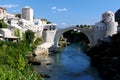 The Famous Mostar Bridge Royalty Free Stock Photo