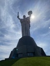The famous Motherland Monument in Kyiv, Ukraine Royalty Free Stock Photo