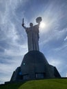 The famous Motherland Monument in Kyiv, Ukraine Royalty Free Stock Photo