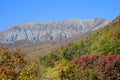 A famous mountain Daisen in Tottori prefecture in Japan. Royalty Free Stock Photo