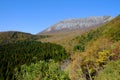 A famous mountain Daisen in Tottori prefecture in Japan. Royalty Free Stock Photo