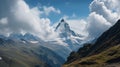The famous mountain matterhorn peak, nature, mountains
