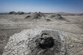The mud volcanoes of Gobustan, Azerbaijan Royalty Free Stock Photo