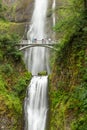 Famous Multnomah falls in Columbia river gorge, Oregon Royalty Free Stock Photo