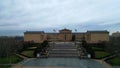 Famous Museum of Art in Philadelphia - aerial view Royalty Free Stock Photo