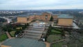 Famous Museum of Art in Philadelphia - aerial view Royalty Free Stock Photo