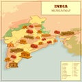 Famous museum Map Of India