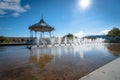 The famous music dome on the `Champ de Mars` of the city Valence Royalty Free Stock Photo