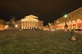 Famous National Theater Bayerisches Nationaltheater and Monument of Maximilian I Joseph of Bavaria at Max-Joseph-Platz Royalty Free Stock Photo