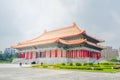 Famous National Theater Hall of Taiwan at National Taiwan Democracy Square of Chiang Kai-Shek Memorial Hall,Taipei, Taiwan Royalty Free Stock Photo