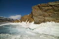 The famous natural landmark Deva Rock Virgin Rock at the northern Cape Khoboy