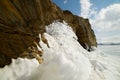 The famous natural landmark Deva Rock Virgin Rock at the northern Cape Khoboy