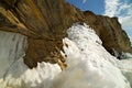 The famous natural landmark Deva Rock Virgin Rock at the northern Cape Khoboy