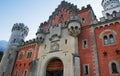 Famous Neuschwanstein Castle. Bavaria, Germany Royalty Free Stock Photo