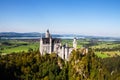 Famous Neuschwanstein castle in Germany