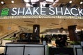 Famous New York burger chain Shake Shack has opened its first outlet in Singapore at Jewel Changi Airport Royalty Free Stock Photo