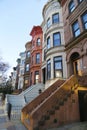 Famous New York City brownstones in Prospect Heights neighborhood in Brooklyn