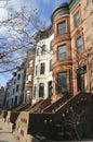 Famous New York City brownstones in Prospect Heights neighborhood in Brooklyn