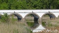 The famous nine hole bridge in Hortobagy Hungary