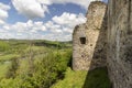 Famous Novigrad Castle, Above Dobra River, Now Ruined Fortress From The Times Of Famous Croatian Frankopan Family, Used As The