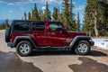 The famous off-road Jeep vehicle in Colorado Springs, Colorado