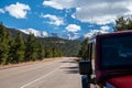 The famous off-road Jeep vehicle in Colorado Springs, Colorado